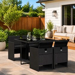 Friendly 5-Piece Garden Dining Set – Enjoy Outdoors