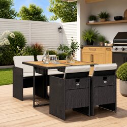 Friendly 5 Piece Garden Dining Set for Your Space