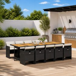 Get Cozy with This 11-Piece Garden Dining Set