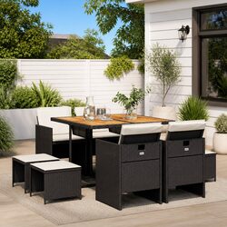 Your Perfect Outdoor Dining Experience with 9 Piece Set