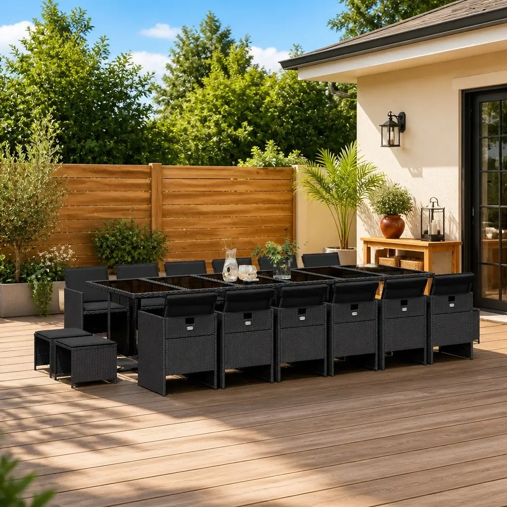 17 Piece Garden Dining Set