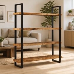 Friendly 4-Tier Bookcase for Your Home Needs
