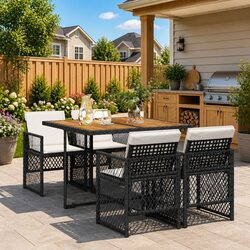 Friendly 5-Piece Outdoor Dining Set for Your Garden