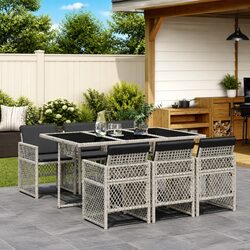 Enjoy Outdoor Dining with 7 Piece Furniture Set