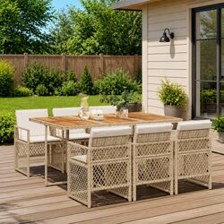 Invite Friends Over with a 7-Piece Outdoor Dining Set