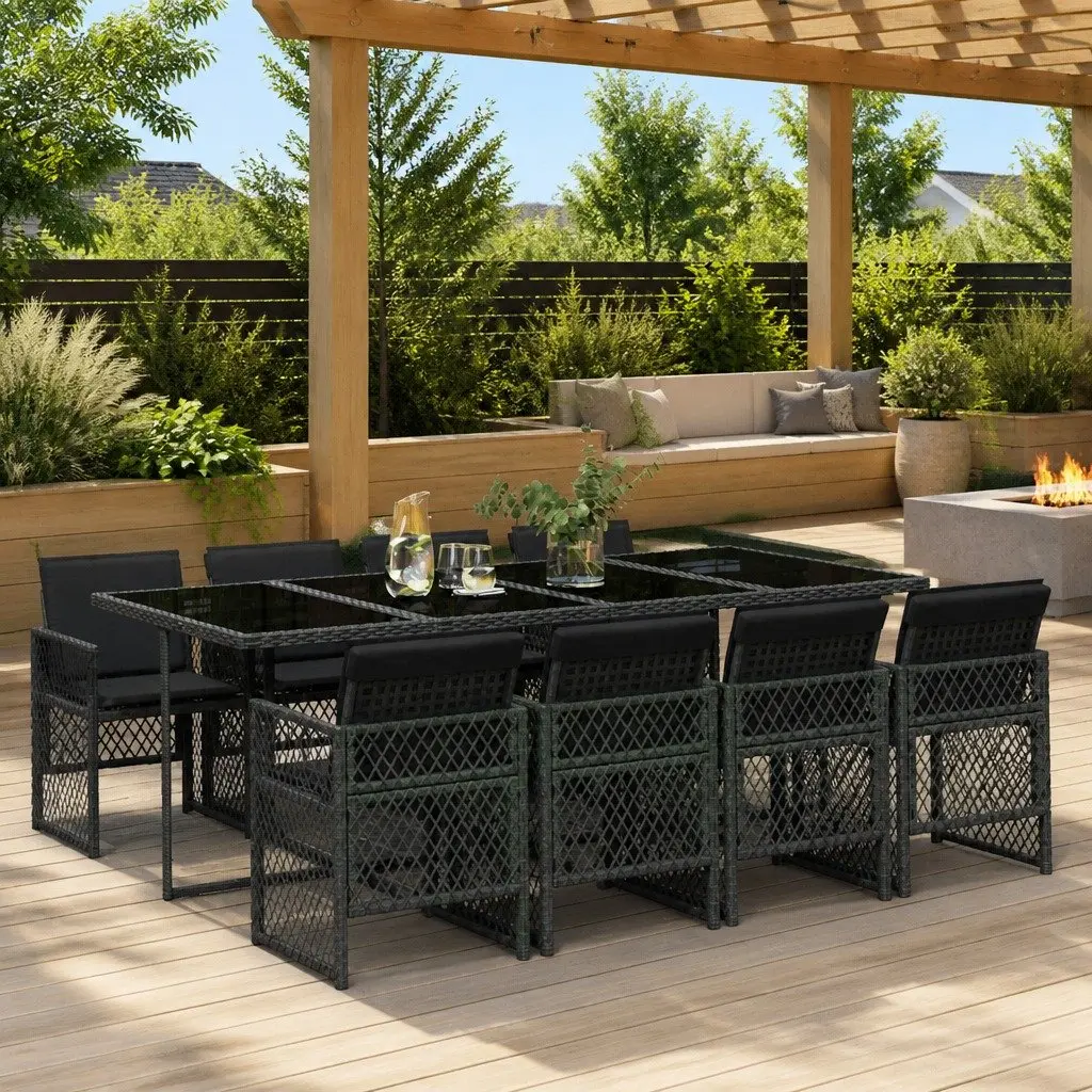 9 Piece Garden Dining Set