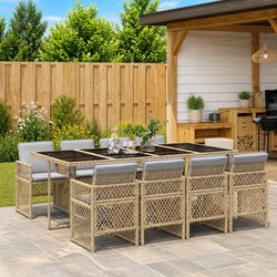 Your Ideal 9-Piece Garden Dining Set Awaits