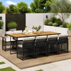 Your Ideal 9-Piece Outdoor Dining Set Awaits You
