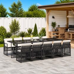 Friendly 11 Piece Dining Set for Your Outdoor Space