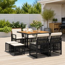 Friendly 9-Piece Garden Dining Set for You