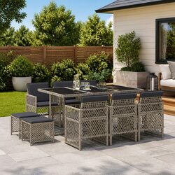 Your Ideal 11 Piece Outdoor Dining Set Awaits
