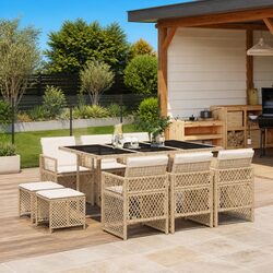 Your Ideal Outdoor Dining Set: 11-Piece Set Awaits You
