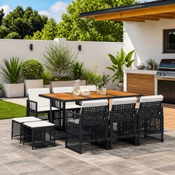 You’ll Love This 11 Piece Outdoor Garden Dining Set