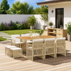 Your Outdoor Dining Companion: 11 Piece Garden Set
