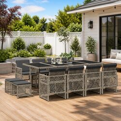 You’ll Love This 13 Piece Garden Dining Set for Outdoors