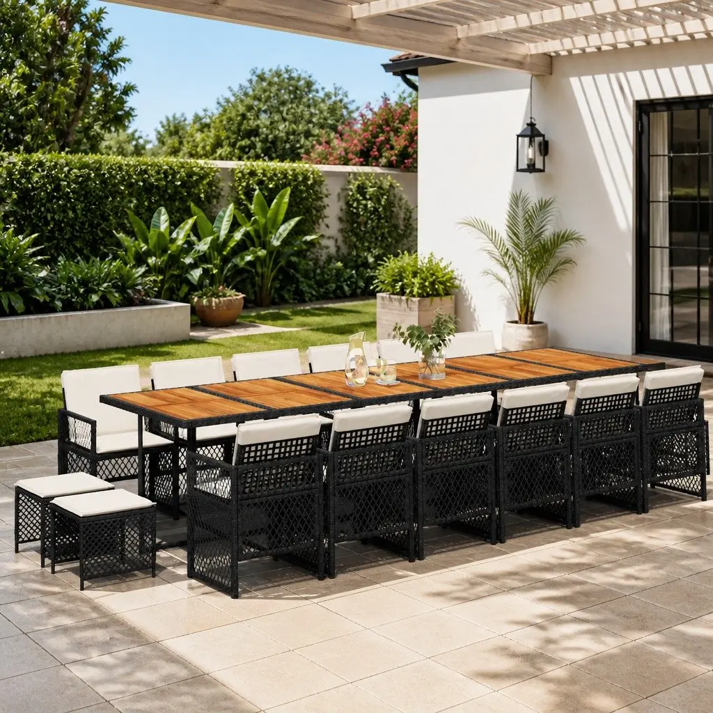 17-Piece Outdoor Dining Set