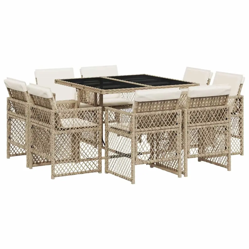 9 Piece Garden Dining Set