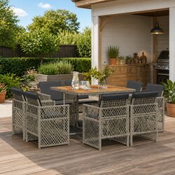 Your Perfect Outdoor Dining Companion: 9 Piece Set