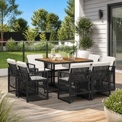 Enjoy Your Outdoors with a 9 Piece Garden Dining Set