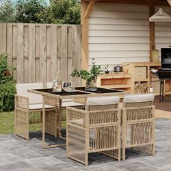 Friendly 5-Piece Dining Set for Your Outdoor Space