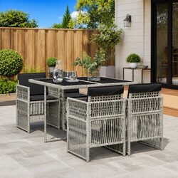Join Friends Around This Friendly 5-Piece Garden Dining Set