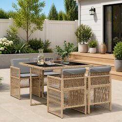 Create Your Outdoor Oasis with 5 Piece Dining Set