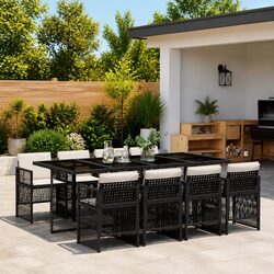 Your Friendly 9 Piece Garden Dining Set Awaits