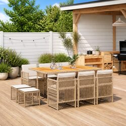Your New Favorite 11-Piece Garden Dining Set Awaits