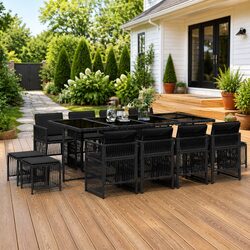 Your Outdoor Dining Solution: 13 Piece Garden Set