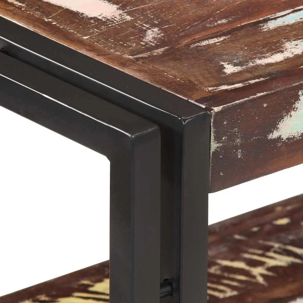 Console Table 90x30x75cm Solid Reclaimed Wood Hallway Entryway Sideboard Shelf