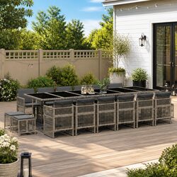 Your Ideal 17 Piece Outdoor Dining Set Awaits