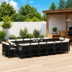 Friendly 17-Piece Outdoor Dining Set with Comfort