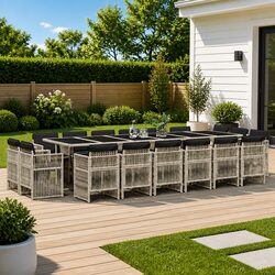 Friendly Grey Garden Dining Set for Your Outdoor Space