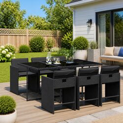 Enjoy Outdoor Meals with 7 Piece Dining Set