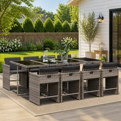 Join Friends with Our Friendly 9 Piece Garden Dining Set