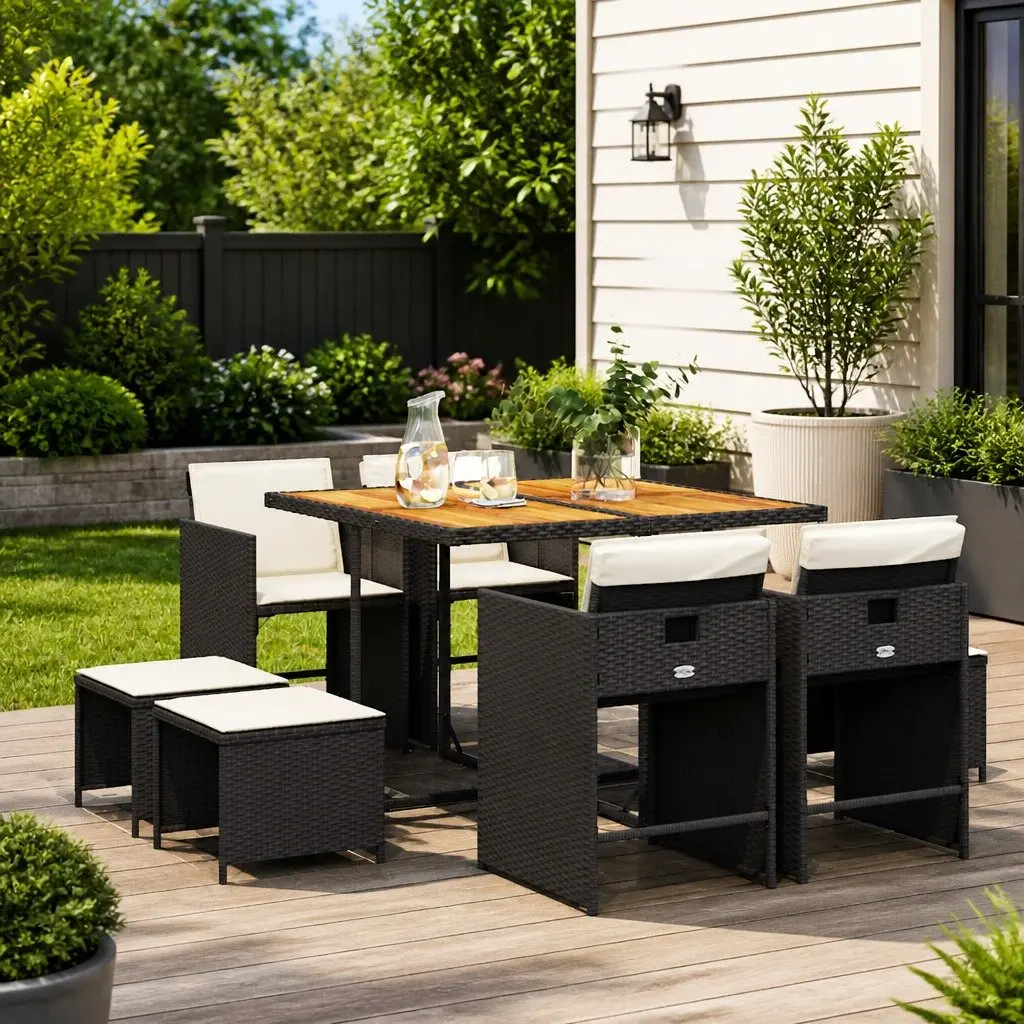 9-Piece Garden Dining Set