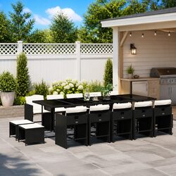 Your Friendly 15-Piece Outdoor Dining Solution