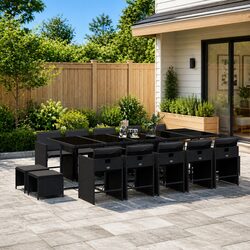 Enjoy Your Outdoors with This 15-Piece Dining Set