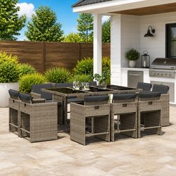 Your 11-Piece Outdoor Dining Set Awaits!