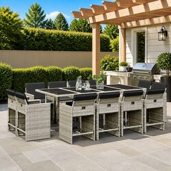 Your New 13 Piece Outdoor Dining Set Awaits