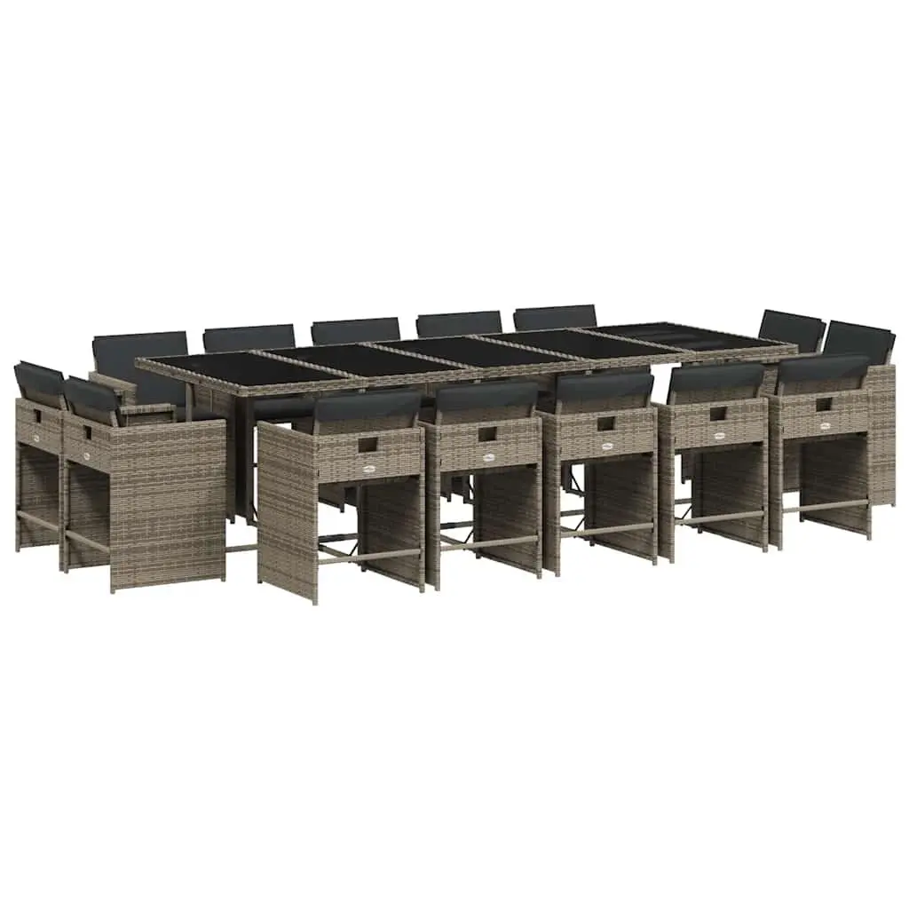15 Piece Garden Dining Set for Outdoor Living