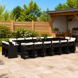 Your Ideal Outdoor Dining Set: 17-Piece Collection