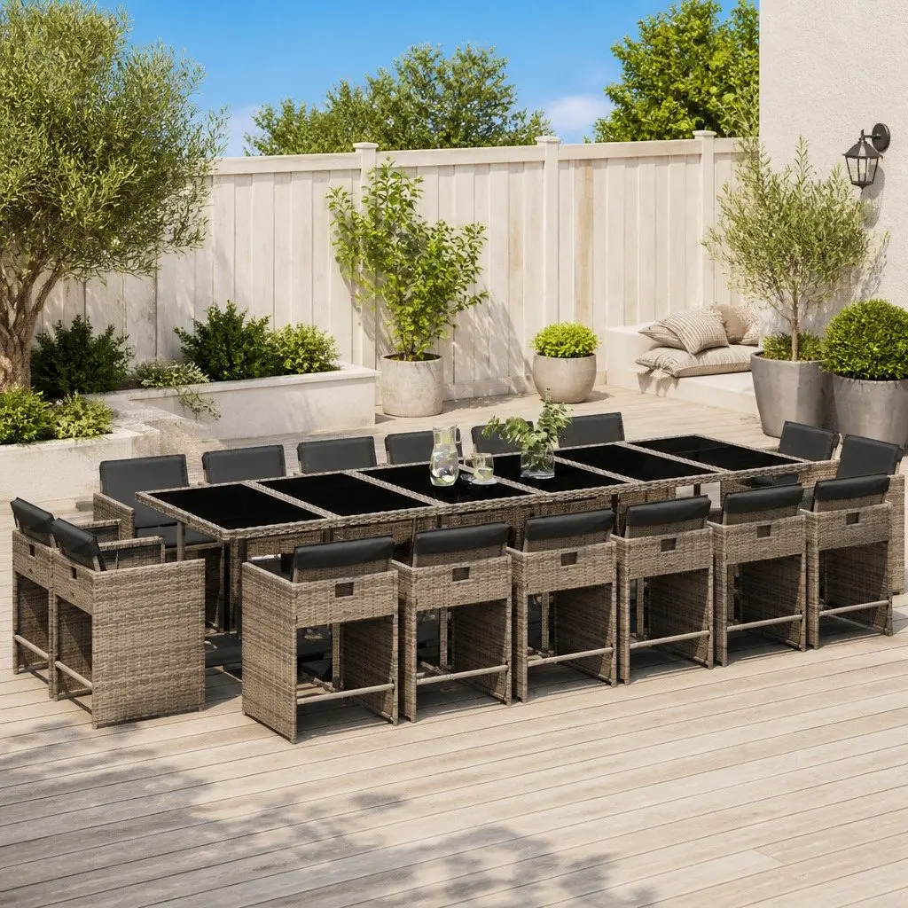 17 Piece Outdoor Dining Set