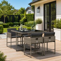 Enjoy Your Outdoor Meals with This 5 Piece Dining Set