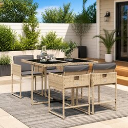 Enjoy Outdoor Dining with Our 5 Piece Garden Set