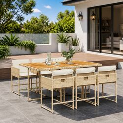 Enjoy Outdoor Dining with This 7-Piece Garden Set