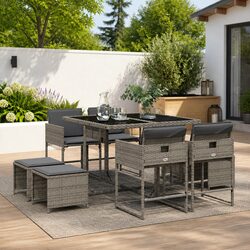 Your New Favorite 9-Piece Dining Set for Outdoor Fun