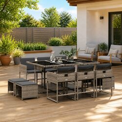 Your New Outdoor 11-Piece Garden Dining Set Awaits