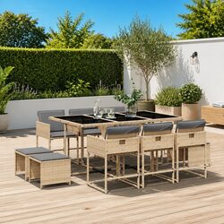 Charming 11-Piece Outdoor Dining Set for You