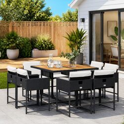 Enjoy Outdoor Dining with Our 9-Piece Dining Set